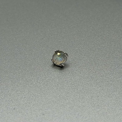 Накрутка Лунный камень White Gold 1.6 мм